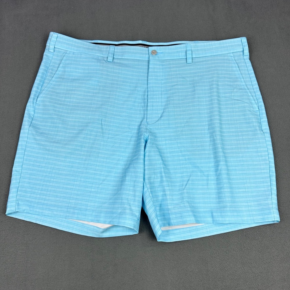 PGA Tour Mens Golf Shorts Blue Active Gripper Waistband Size 44 NWT